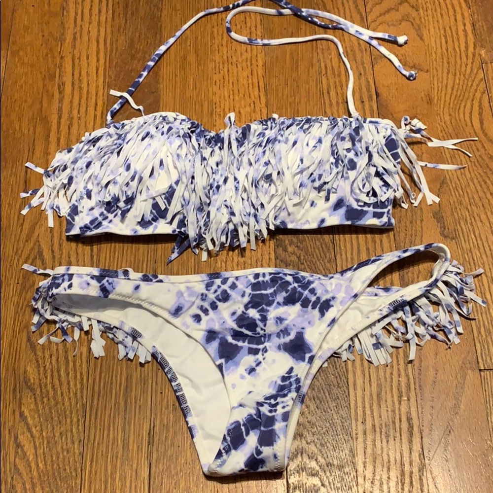 Blue/White Tie Dyed Feinstein’s Bikini